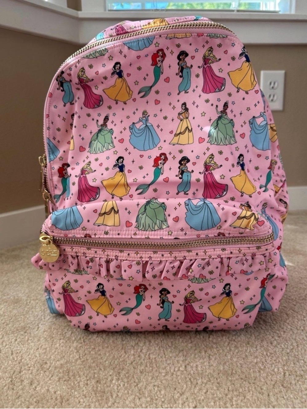 Stoney Clover Lane Never Stop Dreaming Princess Fanny bag backpack flat pouch - Picture 2 of 5
